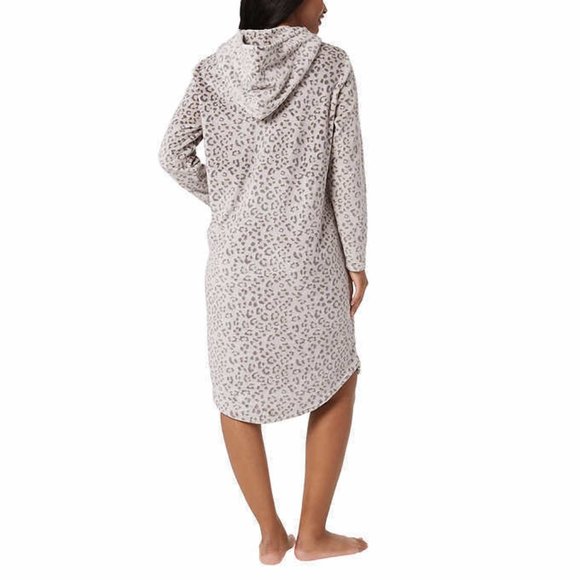 NWT 32 Degrees Heat Cozy Hooded Lounger Pocket Dress Pajama Size Small $65 5C160 - Picture 3 of 4